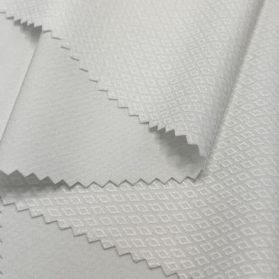 100D Diamantgitter 92 Polyester 8 Elastan Stoff Außenjacke Stoff