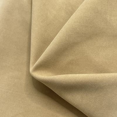 85% Polyester 15% Nylon gebürstet Twill Pfirsich Haut Strandhosen Stoff