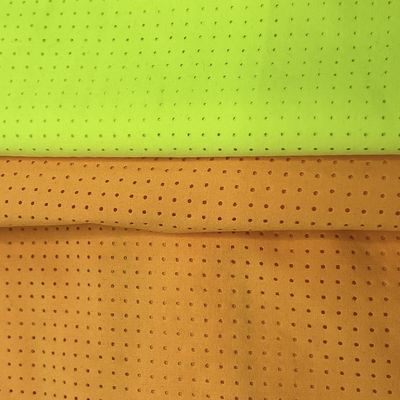 100% Polyester 113gm Bürsten und Perforationen Twill Beach Pants Stoff
