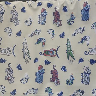 92% Polyester 8% Spandex 165gm Druck elastisch Wasserdicht Gewebe Wasser veränderte Farbe