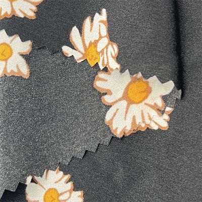 100% Polyester 50D 68Dx50D 68D Zusammengesetztes Seidenlinne Druckkleid