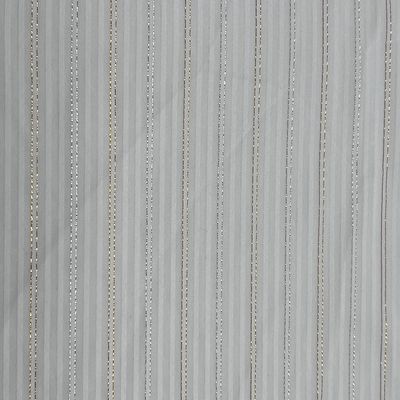 73GSM75D Gold und Silber Seide Satin gestreiftes Chiffon Stoff Material Frauenkleid Stoff