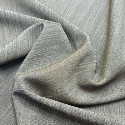 73GSM75D Gold und Silber Seide Satin gestreiftes Chiffon Stoff Material Frauenkleid Stoff