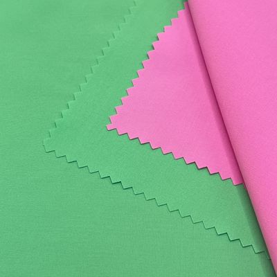 Recycelt 92 Nylon 8 Spandex Stoff einfaches Gewebe Vierseitige elastische Strandhosen Stoff