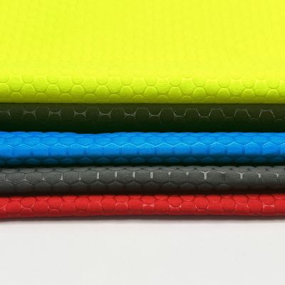 100% Polyester 75D * 150D Twill Pfirsich Haut Fleece 113gsm3D Prägte Strandhosen Windbreaker Stoff